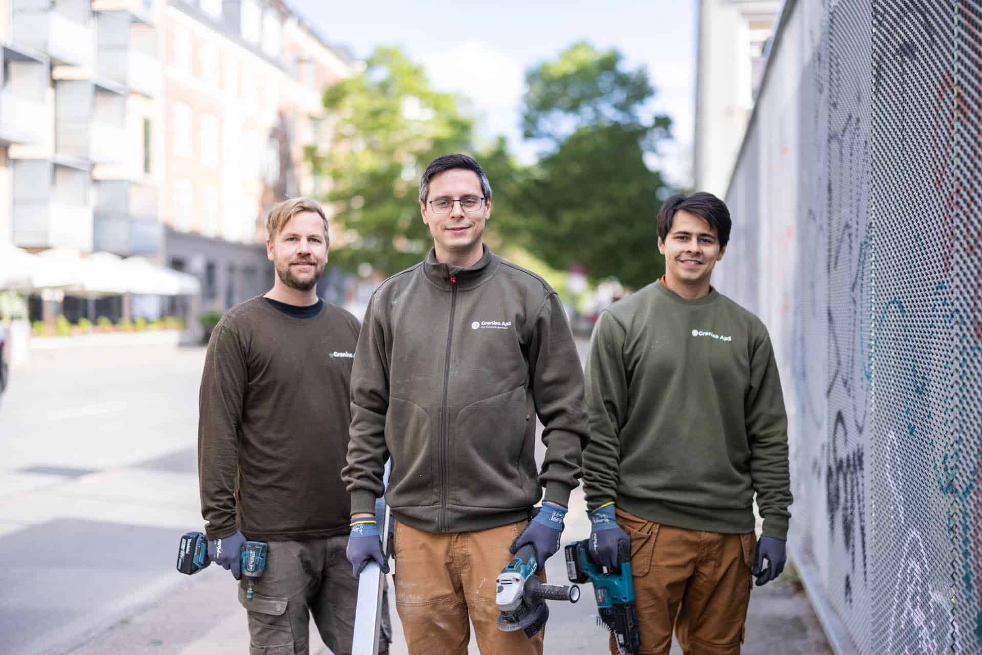 Teambillede af medarbejdere i Grøniso